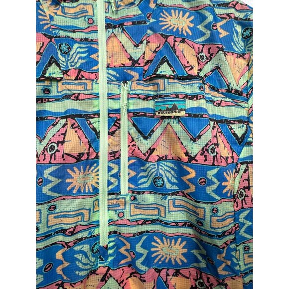 Patagonia Houdini Stash 1/2 Zip Pullover Jacket Lightweight Geometric Women's M - Picture 3 of 9